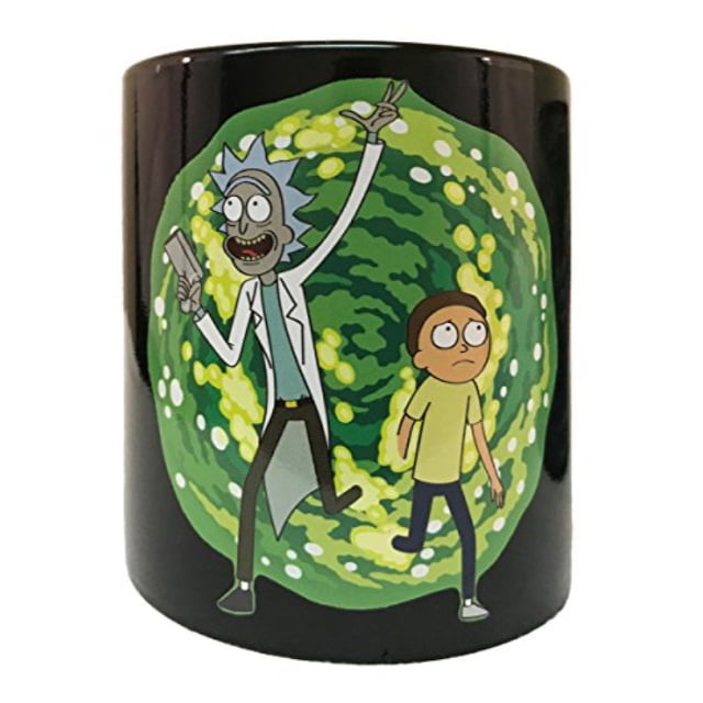 Multicolore Portals Cartoon Network SCMG24959 Rick and Morty Heat Changing Mug