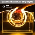 thumbnail image 3 of Tira LED para sauna SLL HUT 5 m 2000 K ámbar dorado DC24 V, 3 of 8