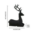 Black Reindeer Decor,2pcs Reindeer Decorations Black,Reindeer Christmas ...