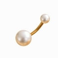 thumbnail image 6 of Alexki Body Jewelry - Belly Button Piercing Pearl Navel Ring for Women &  Girls - Perfect Gift, 6 of 6