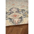 thumbnail image 7 of Contemporary Home Living 3' x 5' Geometric Medallion Area Throw Rug - Cream and Navy Blue, 7 of 7