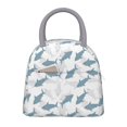 thumbnail image 1 of Balery Cute Shark Bolsa de Almuerzo para Mujeres, Caja de Almuerzo, Bolsa de Almuerzo Pequeña Impermeable, Tote de Almuerzo Reutilizable con Gran Capacidad, 1 of 6
