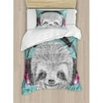 thumbnail image 3 of Ambesonne Sloth Duvet Cover Set, 3 of 3