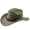 Army Green, variant on SRZYMJ Western Cowboy Hat With Curved Brim for And Outdoor Adventure Travel
