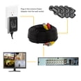 thumbnail image 3 of InstallerCCTV 100 ft All-in-One Video and Power Camera Extension Cable with BNC F to F Connectors for CCTV Security Camera System, White, 3 of 6