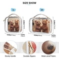 thumbnail image 4 of Cute Bears Makeup Bags Set Travel Toiletry Bags Portable Cosmetic Bags Organizer Waterproof 2 Packs, 4 of 7