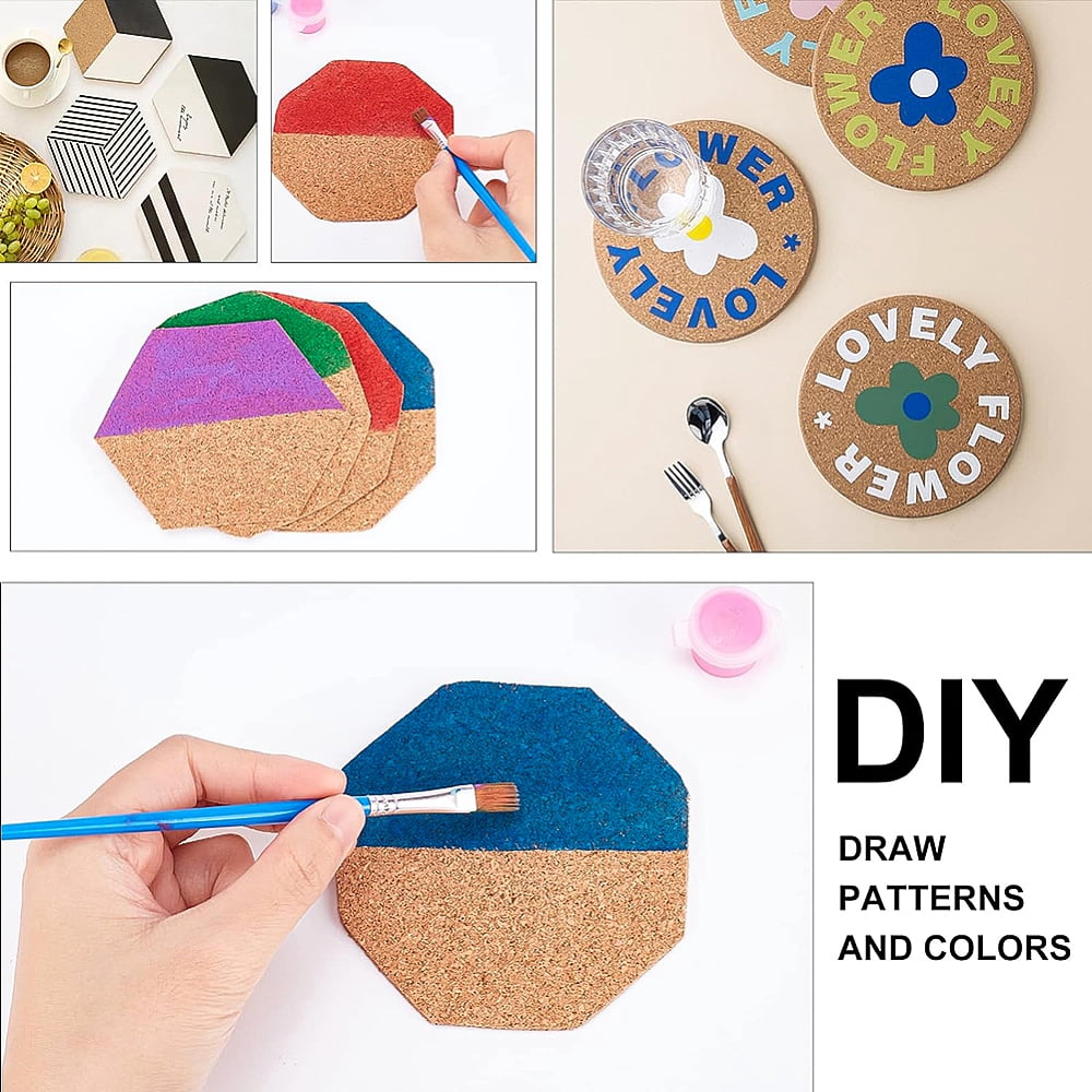 20 PCS A4 Cork Sheets 11.7x8.2 Inch Rectangle Cork Board Tiles for Coasters Wall Art Bulletin Boards(3mm Thick)