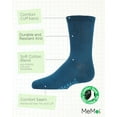 thumbnail image 3 of MeMoi Kids' Basic Cotton Blend Crew Socks, 6, Ink Blue, 3 of 12