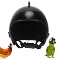thumbnail image 4 of Funny Chicken Helmet, Adjustable Chicken Helmet Elastic Interestin Quickly Identify  For Birds Black 8, 4 of 8