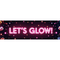 thumbnail image 7 of LUUFILx Neon Glow Party Banner Decor Birthday Celebration Backdrop Event Decoration Party Supplies Let's Glow Festive Background Party Banner Decor, 7 of 7