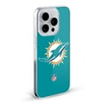 thumbnail image 2 of Head Case Designs NFL Miami Dolphins Logo Plain Soft Gel Case for Apple iPhone 16 Plus, 2 of 7