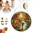 thumbnail image 2 of 7.4in Acrylic Jigsaw Puzzle Suncatcher – Brain Teaser Game for All Ages, Sun Catcher Puzzle for Window Hanging Gift #011, 2 of 7