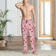 thumbnail image 2 of Sikiie Gnome With Heart Mens Pajama Pants Sleep & Lounge Pants, PJ Bottoms With elastic waistb and Pockets Large, 2 of 6