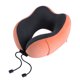 thumbnail image 1 of Almohada en forma de U, almohada portátil para el cuello, almohada de espuma viscoelástica de tela magnética, almohada de avión, almohada en forma de U, 1 of 1