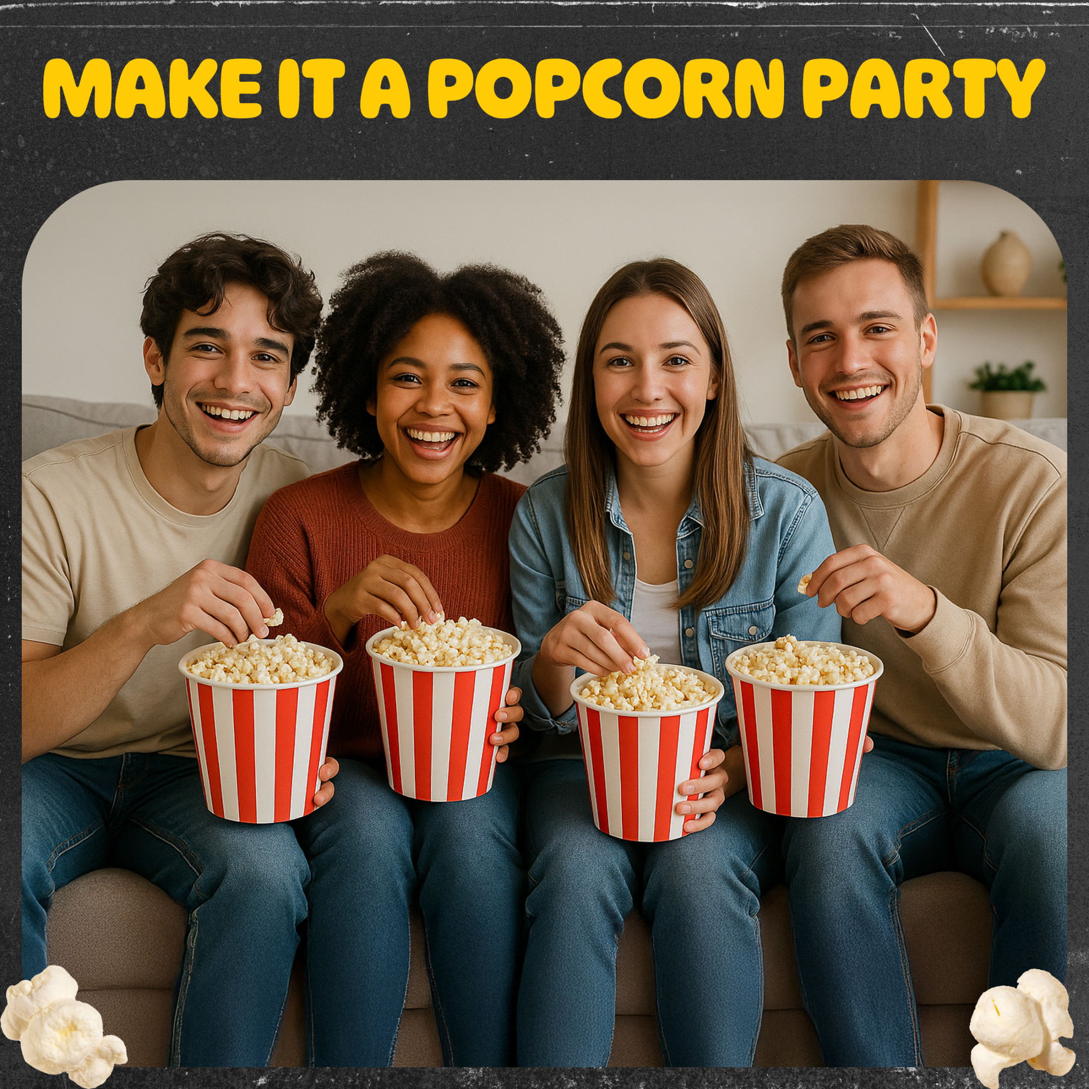 Great Northern Popcorn Black Popcorn Cart Only - Replacement Stand for 8oz Matinee with Bicycle-Style Wheels