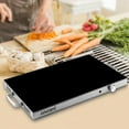 Courant 24" Portable Warming Tray Adjust Temp, Glass Top, Stainless
