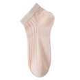 thumbnail image 2 of Yifymode Vertical Rib Ankle Socks, Thin Sheer Breathable Solid Casual Socks Back to School Daily for Women, Lightweight Moisture Wicking Socks, 2 of 6