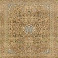 thumbnail image 1 of Ahgly Company Indoor Square Abstract Light Brown Abstract Area Rugs, 4' Square, 1 of 6
