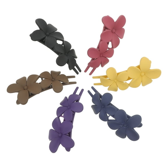6 Pcs Clip Headwear Hair Clips for Women Roller Flat Leaf Claw Accessories Wedding Miss
