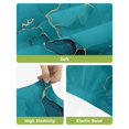 thumbnail image 4 of Turquoise Marble Bar Stool Covers Set of 6, Minimalist Abstract Golden Fluid Art Stretch Washable Bar Chair Covers with Backs, Removable Pub Counter Height Chair Cover for Kitchen Dining Room Cafe, 4 of 7