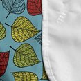 thumbnail image 4 of Nature Microwave Oven Cover, Colorful Hand Drawn Falling Leaves Blue Background Autumn Forest Trees Theme Art, Water Resistant Organizer with Pockets for Kitchen, 36" x 12", Multicolor, by Ambesonne, 4 of 4