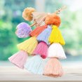 thumbnail image 3 of Porte-clés à Franges Mode Multifonction Porte-Clés Pendentif Pompon Charme de Sac à Franges, 3 of 7