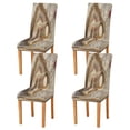 thumbnail image 2 of BZSMCE Chairs Slipcovers Dining Chair Covers Cappuccino Painting Creative Pattern, 2 of 7