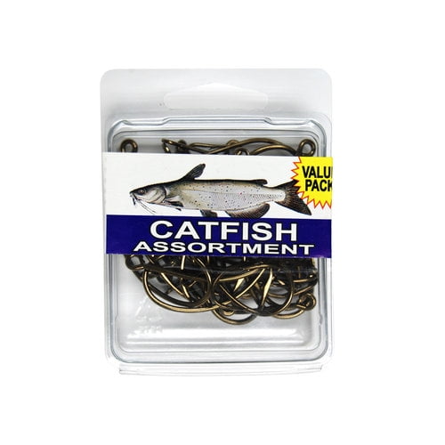 enjoyfishing 100pcs Carp Fishing Hooks Barb Sharp Catfish Hooks Set in Assorted Sizes 2# 4# 6# 8#