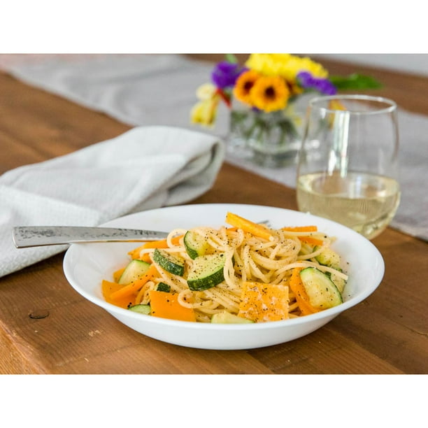 Corelle Classic Large 20-oz Soup & Pasta Bowls, Winter Frost White