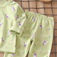 thumbnail image 5 of TOWED22 Infant Toddler Girl Cute Winter Clothes 2 Piece Long Sleeve Round Neck Sweatshirt and Pants Outfits Clothing(Green,10-11 Y), 5 of 6