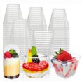 thumbnail image 2 of Disposable Plastic Dessert Cup Transparent Mousse Pudding Cup Suitable Party Wedding Christmas Halloween Yogurt Jelly Container, 2 of 9