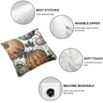 thumbnail image 4 of Acheng  Home Accents Decor Christmas Cushion Cover Thanksgiving Case Home Decoration Pillow Cover for Thanksgiving Throw Pumpkin Throw Pillows,Set of 2 White, 4 of 6