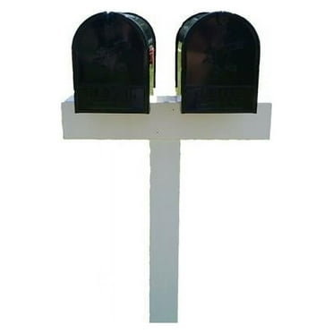 Handy Post 2, HP-1W2, 42-in H x 45-in W, Vinyl Mailbox Post Sleeve, White, 11 lbs
