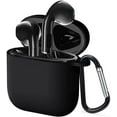 thumbnail image 1 of Compatible with AirPods Case AirPods Case Apple Airpods 2 & 1, Full Protection Silicone Airpods Case- Black, 1 of 7