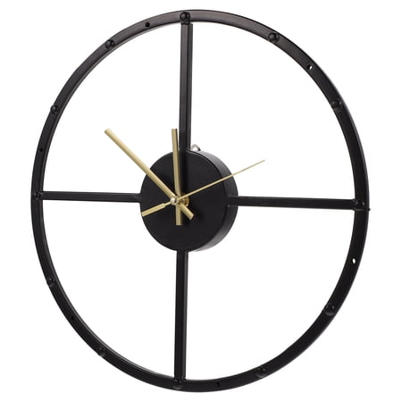 Raindrops 1Pc Modern Minimalist Silent Wall Clock for Home Decoration 31.00X31.00X0.50In Black