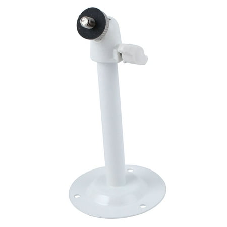 Image of 11cm Indoor Outdoor CCTV DVR Camera Adjustable Angle Mount Bracket Stand White