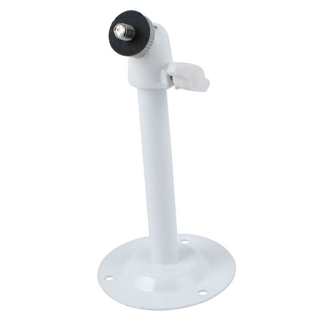 Soporte de montaje en pared y techo de metal blanco de 11 cm de altura para cámara de seguridad CCTV