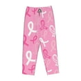 thumbnail image 4 of Kll Womens Breast Cancer Awareness (3) Print Pajama Pants Soft Pajama Bottoms For Women Cozy Lounge Pants, 4 of 9