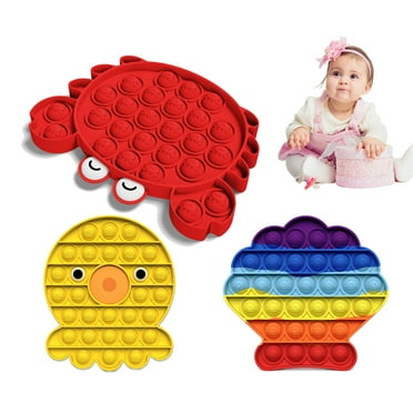 3 Pack Mini Fidget Toy Pop It push Bubbles Sensory Bubble Set,Cheap Silicone Anti-Anxiety Squeeze Toy for Adult Relieve Stress.Kid Puzzle Training