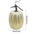 thumbnail image 5 of Mlkoz Halloween Decor, 9 Inch Large Artificial Pumpkins Decor Foam Fake Decorative Pumpkins For Halloween Home Decorations, Womem Gifts, 5 of 5