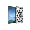thumbnail image 1 of Compatible with Google Pixel 6A Phone Case, Cow-Print-Abstract-Art-Black-White-Pink-Cute42 Case Men Women, Flexible Silicone Shockproof Case for Google Pixel 6A, 1 of 1