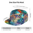 thumbnail image 5 of Cartoon Wings of Fire Dragon Adjustable Flat Brim Baseball Cap Snapback Hat Hip Hop Caps for Men Women, 5 of 8