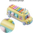 thumbnail image 4 of Enfants Xylophone Jouet Bus Éducation Musicale Instrument de Percussion avec Maillet pour les Jeunes Enfants Tout-Petits, Modèle: Jaune, 4 of 5