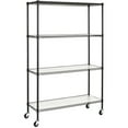 thumbnail image 6 of Hyper Tough Black Wire Shelf 4-Tier Heavy Duty 72"H x 48"W x 18"D, 2400lbs Total Capacity, 6 of 6