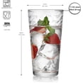 thumbnail image 3 of Juego de Vasos de Cristal Highball 500 mL Glaver's x4, 3 of 9