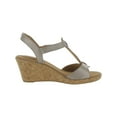 thumbnail image 2 of Rockport Womens Blanca Faux Leather Ankle Strap T-Strap Sandals, 2 of 3