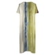 thumbnail image 4 of vestido de verano casual estampado con cuello en v y manga corta para mujer amarillo/s, 4 of 4