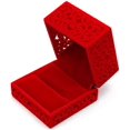 thumbnail image 1 of Ring Box, Hollow Square Velvet Ring Gift Box Wedding Ring Jewelry Box, 1 of 5