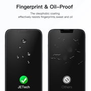JETech Full Coverage Screen Protector for iPhone 17e (2026) / iPhone 16e / iPhone 14, 3-Pack