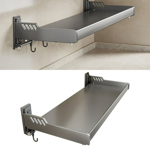 Estante Flotante de Cocina, Estante Colgante de Cocina Soporte de Pared Sin Golpes Multifuncionales para utensilios